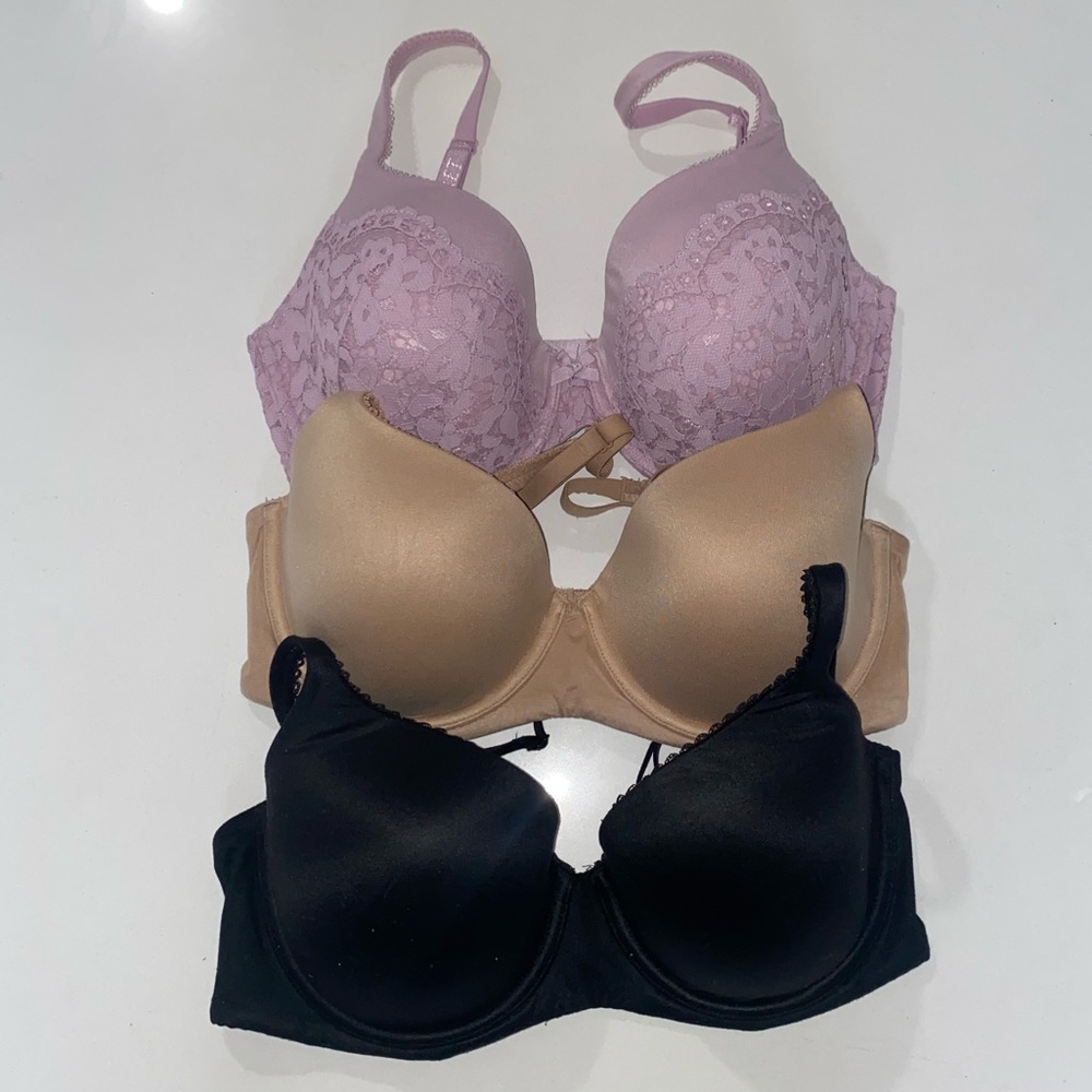 SET OF 3 Victoria’s Secret Bras (34DD)
